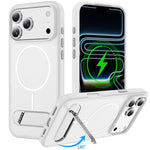 ツートンカラー 模造オリジナル 磁気スマホケース ホルダー付き、iPhone 17 Pro Max用、iPhone 17 Pro用