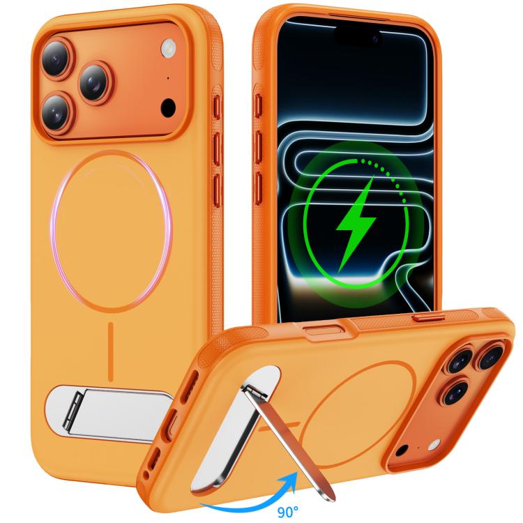 ツートンカラー 模造オリジナル 磁気スマホケース ホルダー付き、iPhone 17 Pro Max用、iPhone 17 Pro用
