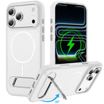 ツートンカラー 模造オリジナル 磁気スマホケース ホルダー付き、iPhone 17 Pro Max用、iPhone 17 Pro用