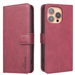 無地カーフスキン調RFIDヴィーガンレザースマホケース、iPhone XS Max用、iPhone 6 Plus/7 Plus/8 Plus用、iPhone 6 / 7 / 8用