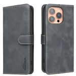 無地カーフスキン調RFIDヴィーガンレザースマホケース、iPhone XS Max用、iPhone 6 Plus/7 Plus/8 Plus用、iPhone 6 / 7 / 8用