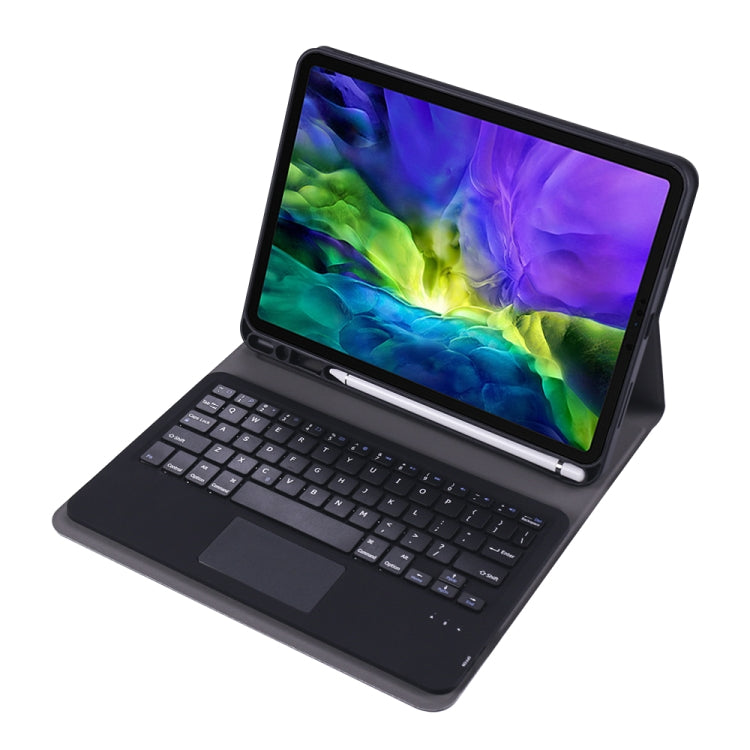 A098B-A 着脱式 ABS 超薄型 Bluetoothキーボード + TPU 保護ケース iPad Air 11 2024 / 2025 / Air 4 10.9インチ 2020用 スタンド＆ペンスロット＆タッチ対応, A098B-A