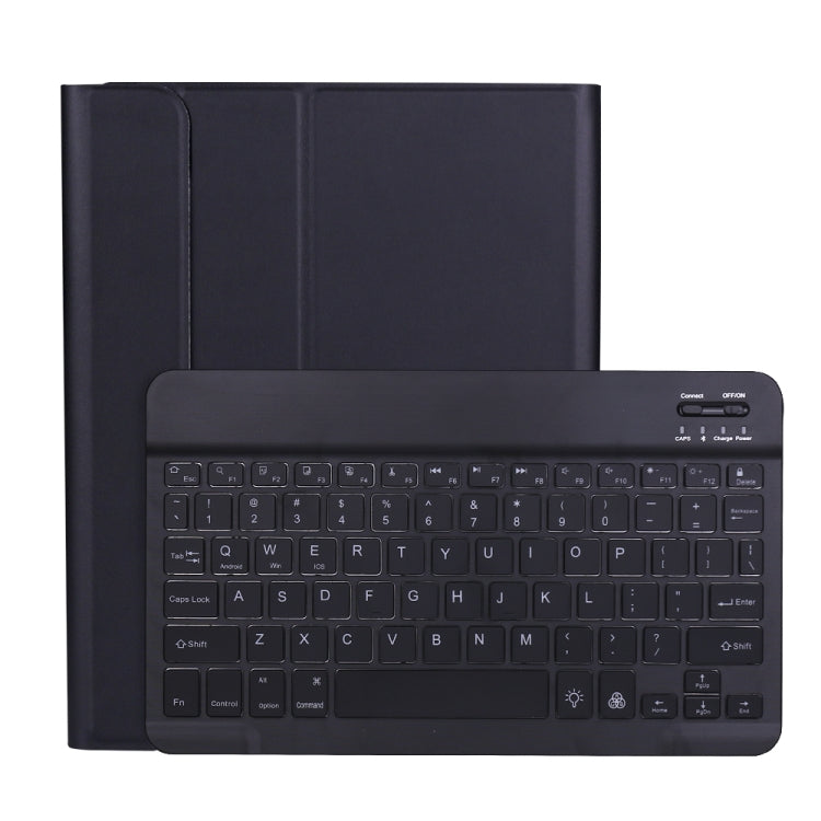 A098BS 着脱式 超薄型 バックライト Bluetoothキーボード保護ケース iPad Air 11 2024 / 2025 / Air 4 10.9インチ 2020用 スタンド＆ペンスロット付き, A098BS