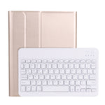 A098BS 着脱式 超薄型 バックライト Bluetoothキーボード保護ケース iPad Air 11 2024 / 2025 / Air 4 10.9インチ 2020用 スタンド＆ペンスロット付き, A098BS