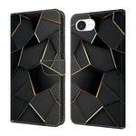 クリスタル風塗装 ヴィーガンレザースマホケース、iPhone 17e / 16e用、iPhone 17 Pro Max用、iPhone 17 Pro用、iPhone 17用