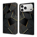 クリスタル風塗装 ヴィーガンレザースマホケース、iPhone 17e / 16e用、iPhone 17 Pro Max用、iPhone 17 Pro用、iPhone 17用