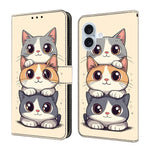 クリスタル風塗装 ヴィーガンレザースマホケース、iPhone 17e / 16e用、iPhone 17 Pro Max用、iPhone 17 Pro用、iPhone 17用