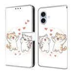 クリスタル風塗装 ヴィーガンレザースマホケース、iPhone 17e / 16e用、iPhone 17 Pro Max用、iPhone 17 Pro用、iPhone 17用