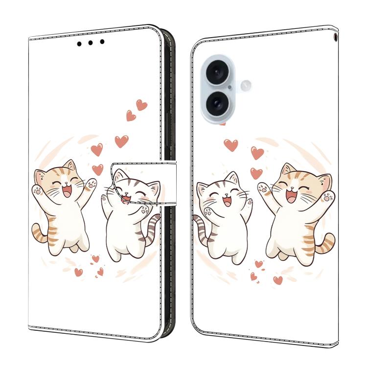 クリスタル風塗装 ヴィーガンレザースマホケース、iPhone 17e / 16e用、iPhone 17 Pro Max用、iPhone 17 Pro用、iPhone 17用