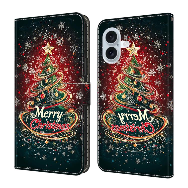 クリスタル風塗装 ヴィーガンレザースマホケース、iPhone 17e / 16e用、iPhone 17 Pro Max用、iPhone 17 Pro用、iPhone 17用