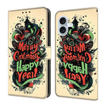 クリスタル風塗装 ヴィーガンレザースマホケース、iPhone 17e / 16e用、iPhone 17 Pro Max用、iPhone 17 Pro用、iPhone 17用