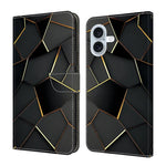 クリスタル風塗装 ヴィーガンレザースマホケース、iPhone 17e / 16e用、iPhone 17 Pro Max用、iPhone 17 Pro用、iPhone 17用