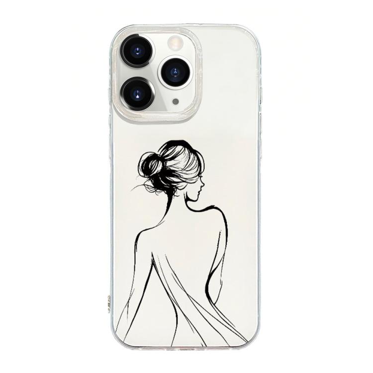 透明フレームIMDクリームフォンケース iPhone 11 Pro Max用、iPhone 11用、iPhone 11 Pro用、iPhone X / XS用、iPhone XR用、iPhone XS Max用、iPhone 8 Plus / 7 Plus用