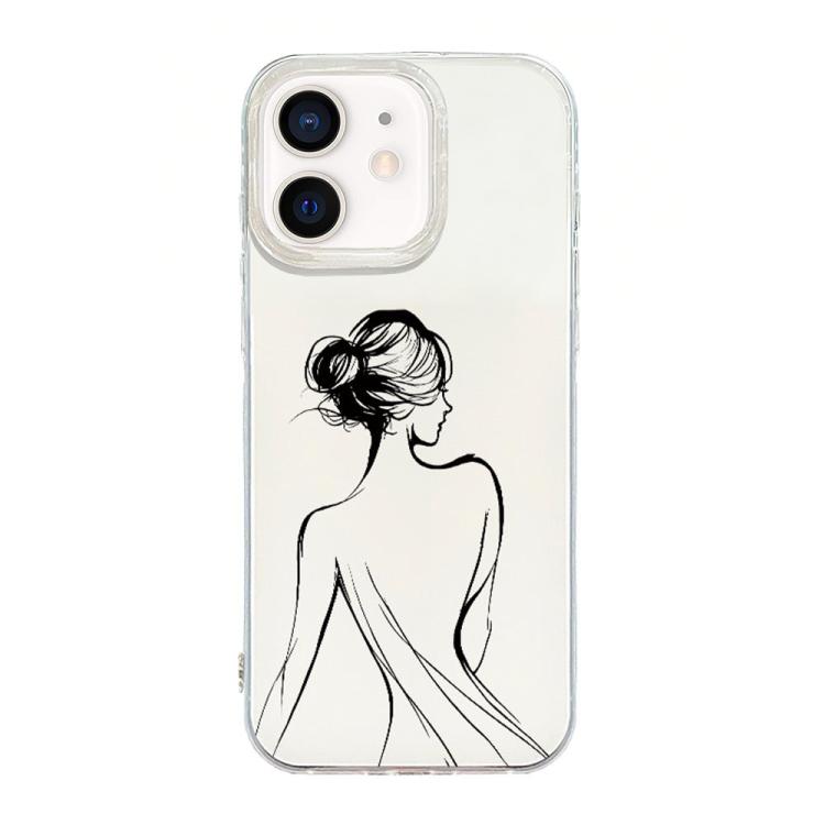 透明フレームIMDクリームフォンケース iPhone 11 Pro Max用、iPhone 11用、iPhone 11 Pro用、iPhone X / XS用、iPhone XR用、iPhone XS Max用、iPhone 8 Plus / 7 Plus用