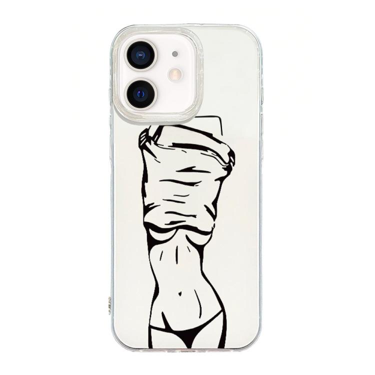 透明フレームIMDクリームフォンケース iPhone 11 Pro Max用、iPhone 11用、iPhone 11 Pro用、iPhone X / XS用、iPhone XR用、iPhone XS Max用、iPhone 8 Plus / 7 Plus用