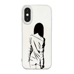透明フレームIMDクリームフォンケース iPhone 11 Pro Max用、iPhone 11用、iPhone 11 Pro用、iPhone X / XS用、iPhone XR用、iPhone XS Max用、iPhone 8 Plus / 7 Plus用