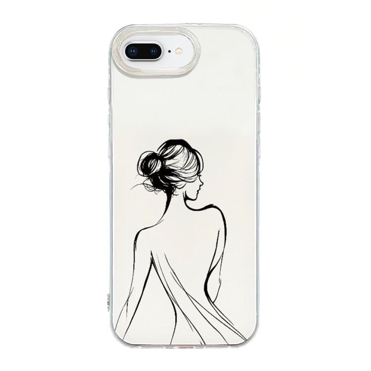 透明フレームIMDクリームフォンケース iPhone 11 Pro Max用、iPhone 11用、iPhone 11 Pro用、iPhone X / XS用、iPhone XR用、iPhone XS Max用、iPhone 8 Plus / 7 Plus用