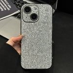 アクリルラインストーン 全面保護スマホケース、iPhone 14用、iPhone 14 Pro用、iPhone 14 Pro Max用、iPhone 13 Pro Max用、iPhone 13 Pro用、iPhone 13用