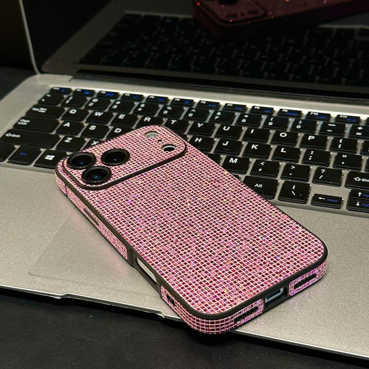 アクリルラインストーン 全面保護スマホケース、iPhone 14用、iPhone 14 Pro用、iPhone 14 Pro Max用、iPhone 13 Pro Max用、iPhone 13 Pro用、iPhone 13用