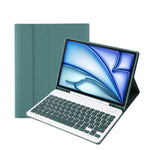 iPad Air 11 2024 / 2025 / Air 4 2020 / Air 5 2022 用 A098B 着脱式 ABS 超薄型 キャンディカラー Bluetoothキーボード保護ケース スタンド＆ペンスロット付き, A098B