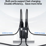 Yesido YC112 超薄型 20W デュアルポート PD QC急速充電器, YC112