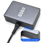 600W USB-C / Type-C & USB-A 8ポート高出力GaNデスクトップ急速充電器 EUプラグ、USプラグ、UKプラグ、AUプラグ
