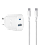 Yesido PD45W USB & Type-C デュアルインターフェース急速充電器セット EUプラグ、UKプラグ、USプラグ