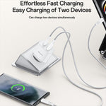 Yesido PD45W USB & Type-C デュアルインターフェース急速充電器セット EUプラグ、UKプラグ、USプラグ