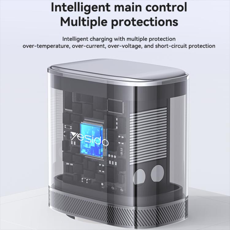 Yesido PD45W USB & Type-C デュアルインターフェース急速充電器セット EUプラグ、UKプラグ、USプラグ