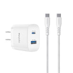 Yesido PD45W USB & Type-C デュアルインターフェース急速充電器セット EUプラグ、UKプラグ、USプラグ