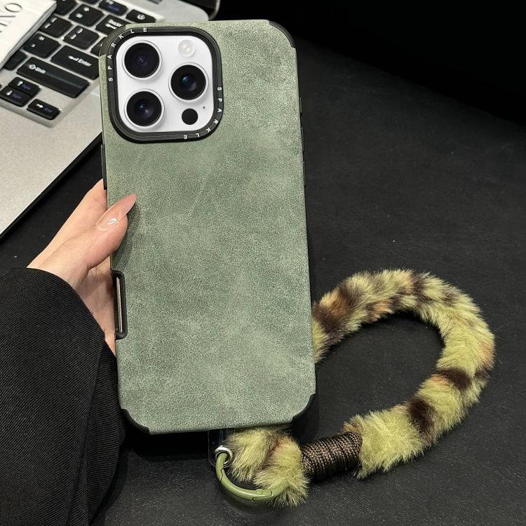 フェイクスエード生地TPUスマホケース スクリーンプリントのウサギぬいぐるみロープ付き、iPhone 17 Pro Max用、iPhone 17 Pro用、iPhone 17用、iPhone 16 Pro Max用、iPhone 16 Pro用、iPhone 16用、iPhone 15 Pro Max用、iPhone 15 Pro用