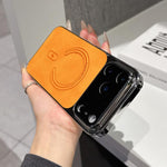 細穴ラムスキン磁気スマホケース、iPhone 17 Pro Max用、iPhone 17 Pro用