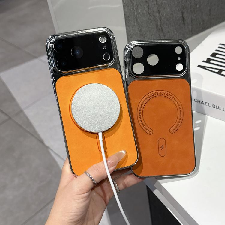 細穴ラムスキン磁気スマホケース、iPhone 17 Pro Max用、iPhone 17 Pro用