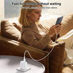Yesido 18W USBシングルインターフェース充電器セット USBからType-Cケーブル付き、EUプラグ、UKプラグ、USプラグ