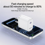 Yesido YC20U PD35W USB-C / Type-Cシングルポート急速充電器セット Type-CからType-Cケーブル付き、YC20U