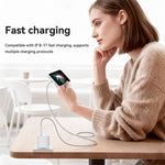 Yesido YC107 PD35W USB-C / Type-Cシングルポート急速充電器セット Type-CからType-Cケーブル付き、YC107