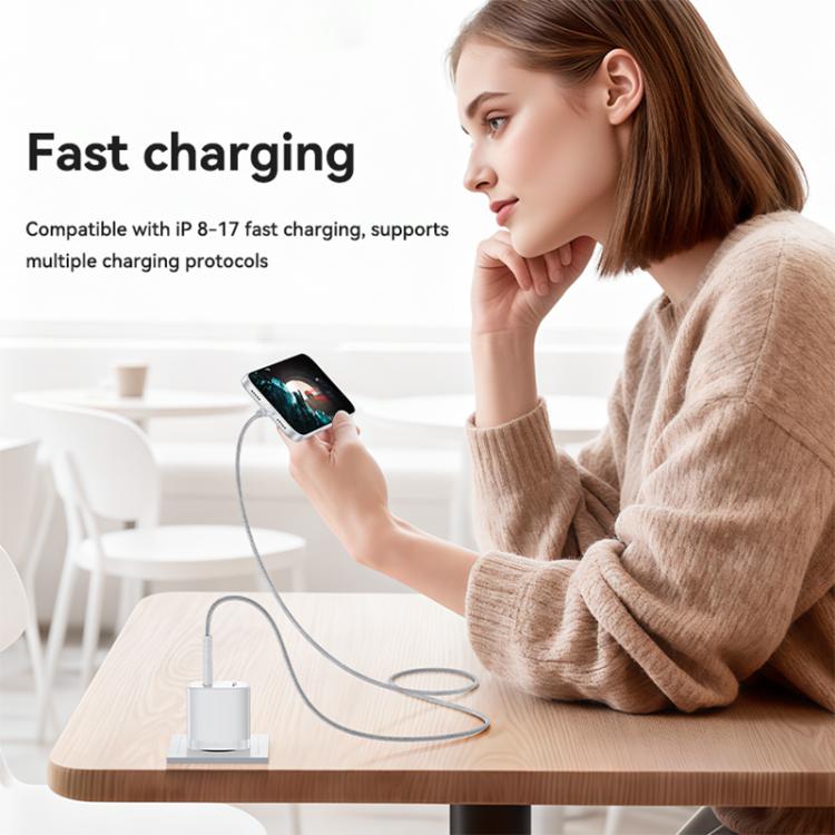 Yesido YC107 PD35W USB-C / Type-Cシングルポート急速充電器セット Type-CからType-Cケーブル付き、YC107
