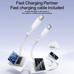 Yesido YC107 PD35W USB-C / Type-Cシングルポート急速充電器セット Type-CからType-Cケーブル付き、YC107