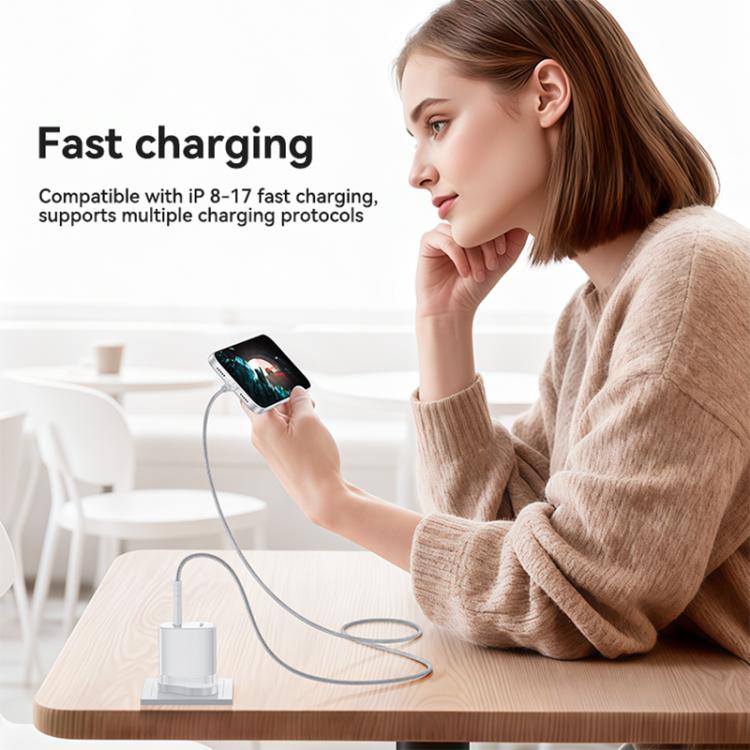 Yesido YC153 PD35W USB-C / Type-Cシングルポート急速充電器セット Type-CからType-Cケーブル付き、YC153