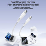 Yesido YC153 PD35W USB-C / Type-Cシングルポート急速充電器セット Type-CからType-Cケーブル付き、YC153