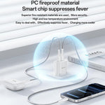Yesido YC104 12W 2.4A USBデュアルポート充電器セット 1m USBからType-Cデータケーブル付き, YC104