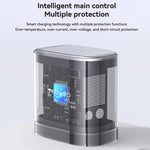 Yesido YC104 12W 2.4A USBデュアルポート充電器セット 1m USBからType-Cデータケーブル付き, YC104