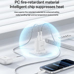 Yesido YC150 12W 2.4A USBデュアルポート充電器セット 1m USBからType-Cデータケーブル付き, YC150