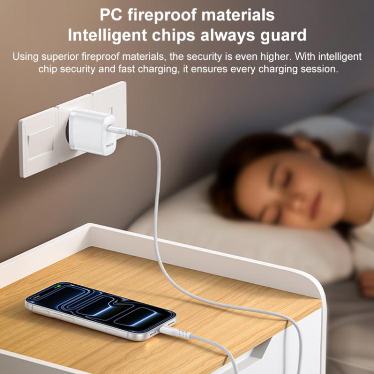 Yesido YC105 PD20W Type-C充電器セット 1m Type-CからType-Cデータケーブル付き, YC105