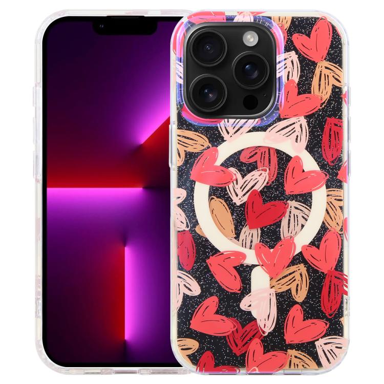 IMD ブルーライト ジャングルシリーズ 磁気スマホケース、iPhone 13 Pro Max 用、iPhone 13 Pro 用