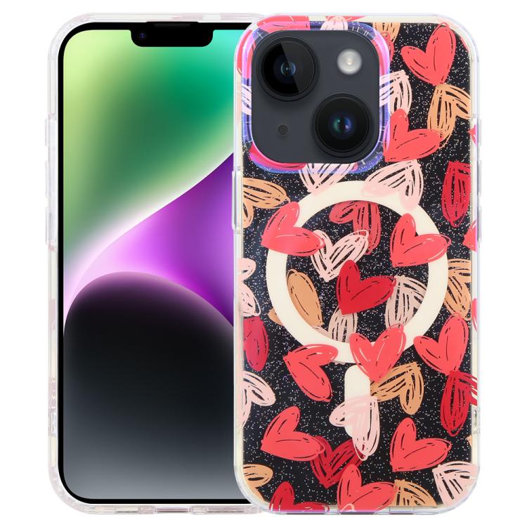 IMDブルーライトジャングルシリーズ磁気スマホケース、iPhone 16用、iPhone 15 Pro Max用、iPhone 15 Pro用、iPhone 15 Plus / 14 Plus用、iPhone 15用、iPhone 14 / 13用、iPhone 14 Pro用、iPhone 14 Pro Max用