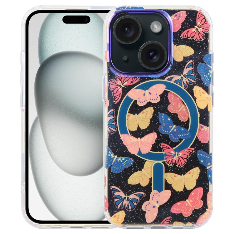 IMDブルーライトジャングルシリーズ磁気スマホケース、iPhone 16用、iPhone 15 Pro Max用、iPhone 15 Pro用、iPhone 15 Plus / 14 Plus用、iPhone 15用、iPhone 14 / 13用、iPhone 14 Pro用、iPhone 14 Pro Max用