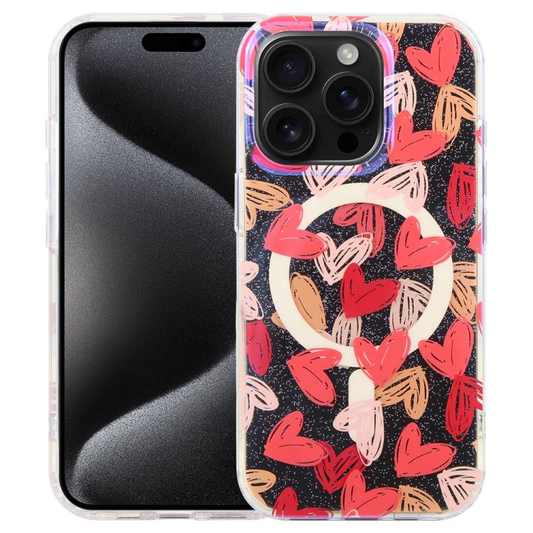 IMDブルーライトジャングルシリーズ磁気スマホケース、iPhone 16用、iPhone 15 Pro Max用、iPhone 15 Pro用、iPhone 15 Plus / 14 Plus用、iPhone 15用、iPhone 14 / 13用、iPhone 14 Pro用、iPhone 14 Pro Max用