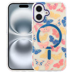 IMDブルーライトジャングルシリーズ磁気スマホケース、iPhone 16用、iPhone 15 Pro Max用、iPhone 15 Pro用、iPhone 15 Plus / 14 Plus用、iPhone 15用、iPhone 14 / 13用、iPhone 14 Pro用、iPhone 14 Pro Max用