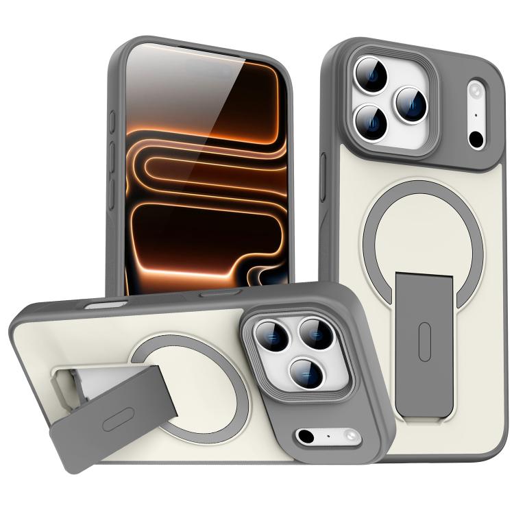 スキンフィールインビジブルキックスタンドMagSafeスマホケース、iPhone 16e / 17e用、iPhone 17 Pro Max用、iPhone 17 Pro用、iPhone 17用、iPhone Air用